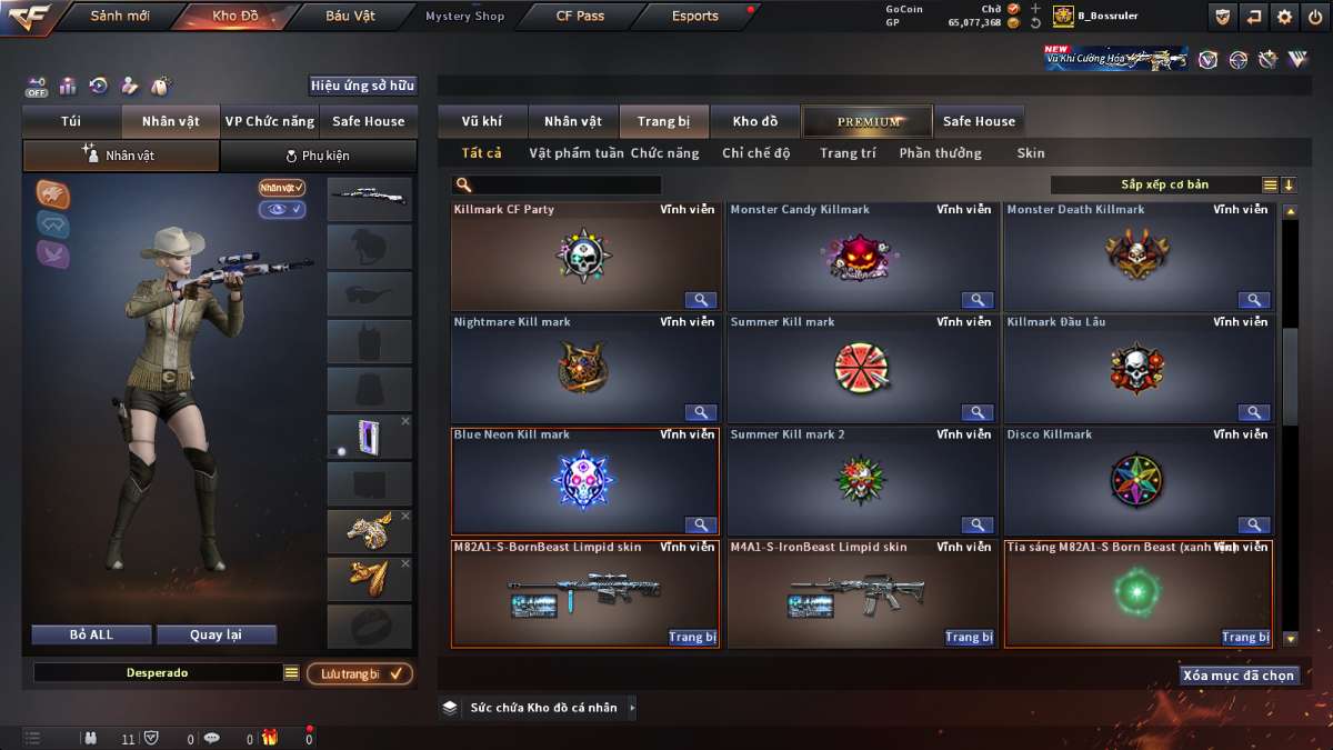 shop acc cf uy tin gia re